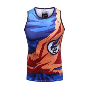 Venta al por mayor 3D Anime hombres <span class=keywords><strong>ropa</strong></span> Bola de Dragón sin mangas gimnasio T camisa - Product Image 1