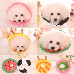Poids léger nouveau design mignon pur coton protecteur pour animaux de compagnie <span class=keywords><strong>collier</strong></span> pour chiens chats - Product Image 5