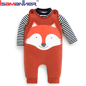 Recién nacido niños animal Peto <span class=keywords><strong>de</strong></span> bebé 100% algodón conjunto <span class=keywords><strong>de</strong></span> ropa - Product Image 4