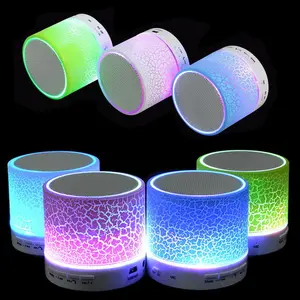 Kustom Murah Portable Mini Biru Gigi Retak LED Speaker Bluetooth