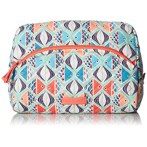 Style <span class=keywords><strong>Chic</strong></span> motif poisson <span class=keywords><strong>conception</strong></span> sac de maquillage PVC doublé pochette cosmétique sac de voyage de toilette - Product Image 1