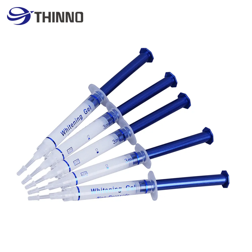 3ml 5ml 10ml Denti Gel Sbiancante Sbiancamento Dei Denti Gel Siringa Kit di Ricarica Sistema di Sbiancamento Dentale