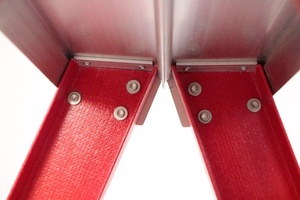 Heavy Duty Double Side 6ft <strong>a</strong> <strong>Frame</strong> Folding Fiberglass Step <strong>Ladder</strong> for Sale - Product Image 4