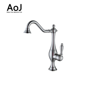 Tous cuivre et plomb Européenne classique gouttières avec un standard ouvert-trou cuisine eau chaude mixer <span class=keywords><strong>robinet</strong></span> - Product Image 1