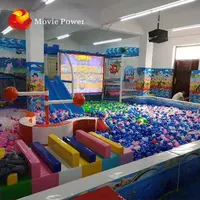 아이 실내 운동장 공원을 위한 3D 상호 작용하는 공 게임 큰 지면 벽 투상 게임