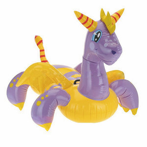 De alta calidad de PVC inflable bebé jinete piscina flotador con diseño de dragón - Product Image 1