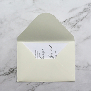 Invitación de <span class=keywords><strong>Boda</strong></span> Impresa en Papel de Algodón con Sobre - Product Image 4