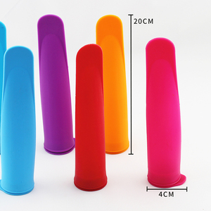 Moule à crème glacée en silicone avec couvercle, cube à luigi, logo personnalisé, long, plateau de remontage, pour popovni pop, vente en gros - Product Image 2