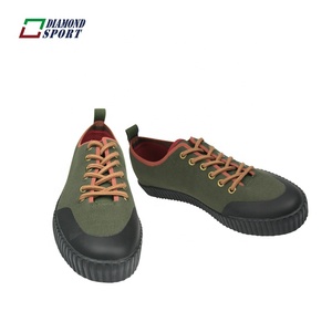 Volar Tejido Verde <span class=keywords><strong>del</strong></span> ejército zapatos para caminar al aire libre y escalada - Product Image 3