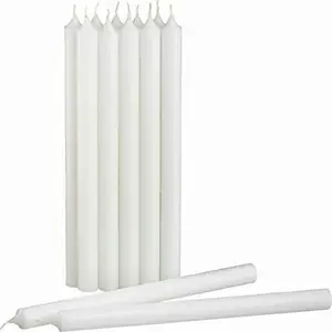 Hot selling multi color with cotton wick stick shape plain paraffin wax candle