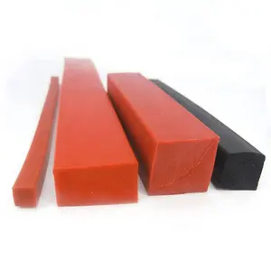 Square Shape solid Silicone Rubber Seal Strip