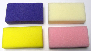 Suministros profesionales de pedicura Esponja de piedra pómez de PU para pies Eliminación de piel muerta - Product Image 5
