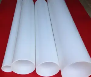 Different diameter milky white acrylic tube at high quality manufacturer