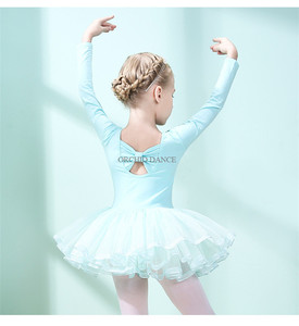 Disfraz de <span class=keywords><strong>Bailarina</strong></span> de Ballet de Manga Larga de Algodón para Niñas, Oferta - Product Image 6