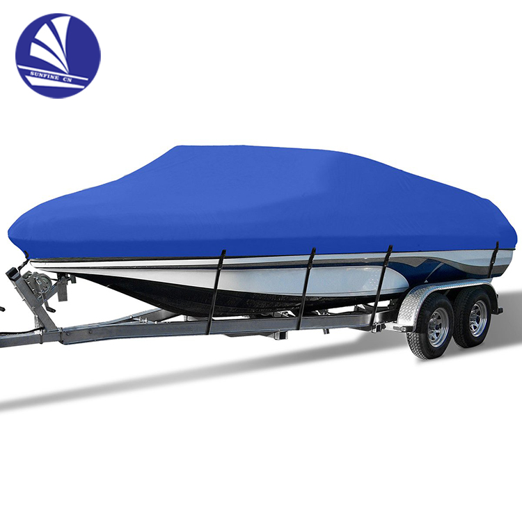 Водонепроницаемый чехол для лодки, всесезонный наружный протектор из полиэстера 300D с веревкой