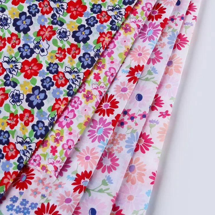 100% algodón de impresión personalizado nuevo estilo llano japonés de tela