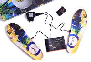 Remote battery heated insoles skiing Candle ice fishing cycling hunting and snowshoes - Product Image 4