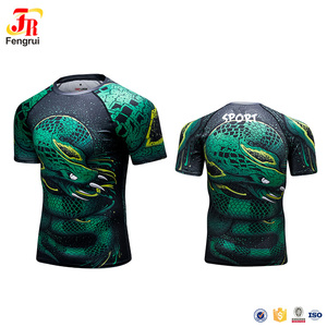 Los hombres de Marvel Capitán América de compresión T <span class=keywords><strong>camisa</strong></span> de los hombres corriendo gimnasio medias - Product Image 6