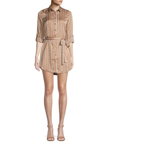 Larga de las mujeres de vestido de camisa botón abajo camisa de vestir - Product Image 1