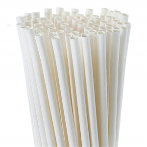 ¿Biodegradable China blanco de té de burbuja de pajitas de papel para regalo Festival Fiesta proveedores negocio de Catering? - Product Image 2