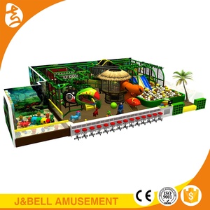 Niños de kinder accesorios Castillo travieso de gimnasio de la selva interior túnel tobogán - Product Image 2
