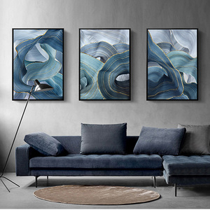 Tùy Chỉnh Khách Sạn Tác Phẩm Nghệ Thuật Nhà Sản Xuất Chuyên Nghiệp Kích Thước Lớn Đóng Khung Mô Hình Trừu Tượng Vải Sơn Dầu Số Lượng Lớn Đặt Hàng Tường Nghệ Thuật - Product Image 2