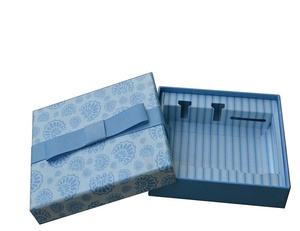 Boîte d'emballage en cuir pu pour hommes, pochette à ceinture, <span class=keywords><strong>portefeuille</strong></span> personnalisé, boîte à cadeau de noël bleue - Product Image 1