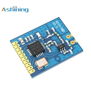 Ashining AS10-SMD 433 Mhz SI4463 2 km Smd 20dBm 100 mW SPI <span class=keywords><strong>Rf</strong></span> Puerto transmisor inalámbrico y el receptor módulo - Product Image 2