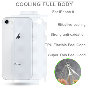 Bestsuit Fabricant Sans Bulle TPU Film Invisible Housse pour <span class=keywords><strong>iPhone</strong></span> <span class=keywords><strong>X</strong></span> 8 Protecteur D'écran Arrière - Product Image 2