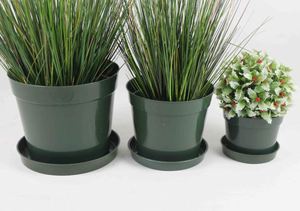 3 taille décoration de La Maison couleur noir et vert <span class=keywords><strong>pas</strong></span> <span class=keywords><strong>cher</strong></span> <span class=keywords><strong>en</strong></span> <span class=keywords><strong>plastique</strong></span> PP grands pots de fleurs <span class=keywords><strong>en</strong></span> <span class=keywords><strong>plastique</strong></span> - Product Image 2