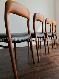 Lot de 4 Danois teck chaises <span class=keywords><strong>Moller</strong></span> chaise MODÈLE <span class=keywords><strong>75</strong></span> moderne dinant la chaise - Product Image 4