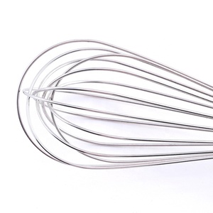 Baking Tools Beater Kitchen Stainless Steel <strong>Whisk</strong> <strong>with</strong> Wood <strong>Handle</strong> Kitchen <strong>Egg</strong> Whisker - Product Image 6