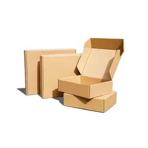 En gros Kraft Portable Biodégradable Environnemental Compostable ondulé Emballage Vêtements Boîte postale - Product Image 1