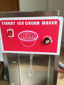 Électrique commerciale Mcflurry <span class=keywords><strong>Tourbillon</strong></span> Crème Glacée 110 V 220 V 350 w Fabricant de Machine Mélangeur Mélangeur - Product Image 4