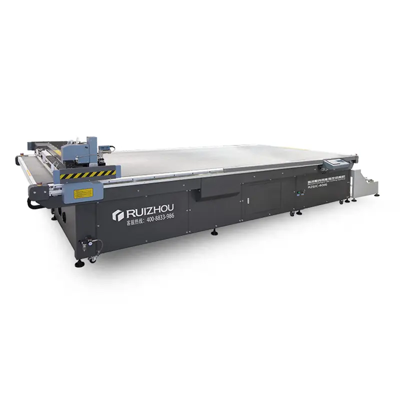 Ruizhou Automatic multi layers plain fabrics cnc knife cutting swimming suit cutting machine