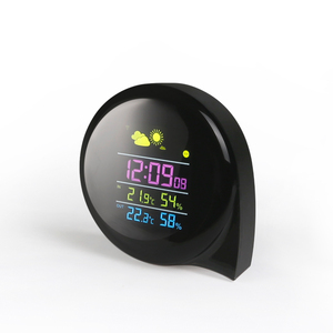 2017 CE rosh sans fil intérieur/extérieur numérique hygromètre thermomètre avec horloge - Product Image 1