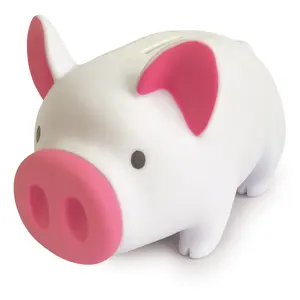 Custom Logo Vinyl Piggy Box Coin Saving Bank