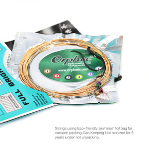 Beschichtet bronze acoustic guitar string orphee oem fabrik - Product Image 3
