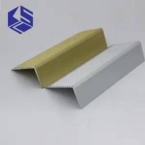 Aluminio escalera husmeando tiras paso nariz bordes nosings para alfombras y madera