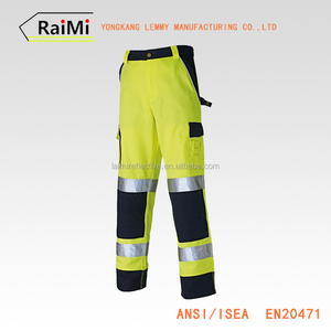 Sécurité De Construction De Protection Salut Vis Vêtements De Travail Pantalon salut viz pantalon pour hommes - Product Image 2
