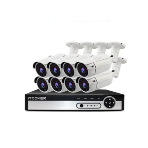 8CH системы видеонаблюдения H.265 + 8 шт 5MP ИК Открытый <span class=keywords><strong>IP</strong></span> камеры 8CH P2P видеонаблюдения комплект - Product Image 1