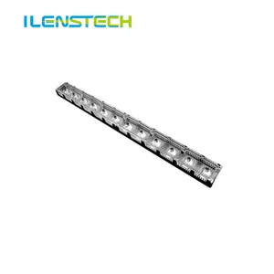 ILENSTECH 490mm 10 빔 각도 광학 LED 선형 렌즈 쇼핑몰 3535 모듈 렌즈
