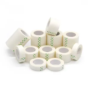 Paper tape adhesive breathable comfort surgical tape Ecopore paper surgical tape hot melt glue