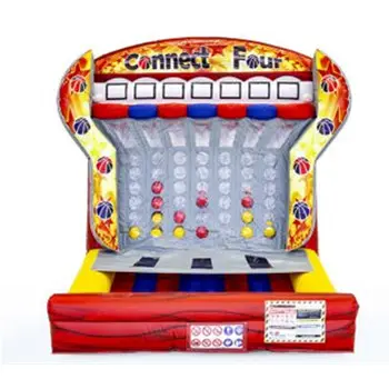 HI wholesale Carnival shoot and score connect 4 inflatable game for sale