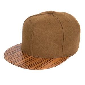 Casquettes Snapback personnalisées à 6 panneaux en liège avec logo, fabriquées par ACE de Guangzhou, casquette en liège <span class=keywords><strong>vierge</strong></span> personnalisable, casquette Snapback à visière en bois - Product Image 1