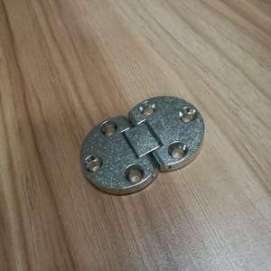 फर्नीचर हार्डवेयर भारी शुल्क अलमारी 180 डिग्री खोलने कोण आधा चाँद आकार छुपा दरवाजा फ्लैप काज - Product Image 6