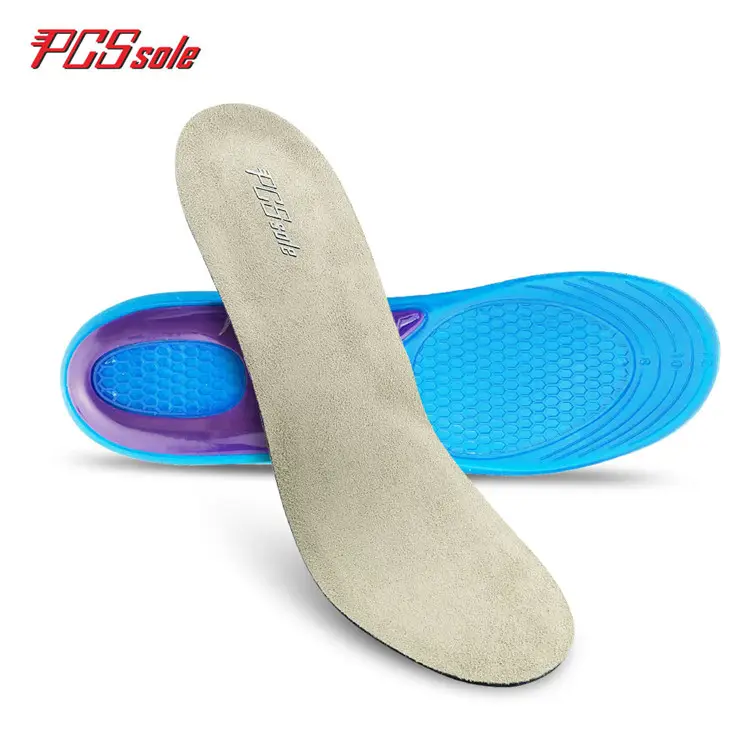 Shoe Insoles China Trade Wholesale Foot Massage Inner Soles Anti Fatigue Tpe Gel Material Comfort Sports Running Insole