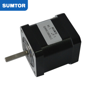 48 mm de longitud 1,3 A corriente 52N.cm par de torsión nema 17 1.8 motor paso a paso con eje único <span class=keywords><strong>enchufable</strong></span> negro - Product Image 5