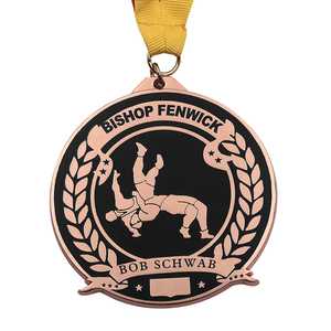 Precio al por mayor de chapado en oro de conmemorativa 3d Kung <span class=keywords><strong>Fu</strong></span> <span class=keywords><strong>chino</strong></span> medalla con cinta - Product Image 6