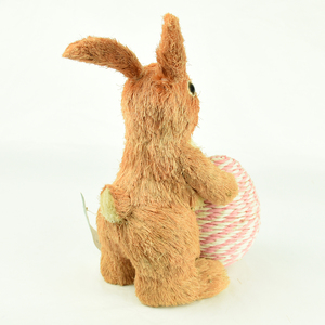 GY BSCI hecho a mano personalizado Conejo De Pajilla regalos artesanales decoración De conejito De paja decoración De Pascua conejo - Product Image 3